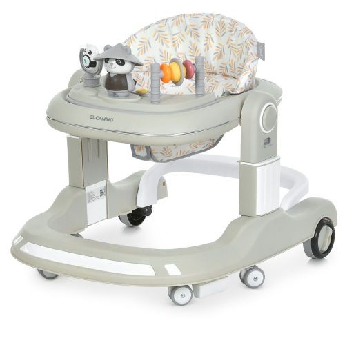 Ходунки ME 1200 URSA Beige (1шт) 2в1 муз., пушер, колеса 6шт, світло, на бат-ці, в кор, бежевий (шт)