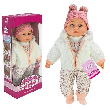 Пупс "Чудо Малюк" арт. PL-525-105 (12шт)  батар. розмовляє ураїнською,  співає пісеньку короб.18*11* (шт)