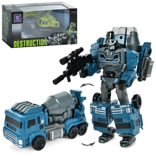 Трансформер LJ1675ED (24шт) робот+будтехніка 15см, 2 види, в кор-ці, 22,5-11,5-10,5см (шт)