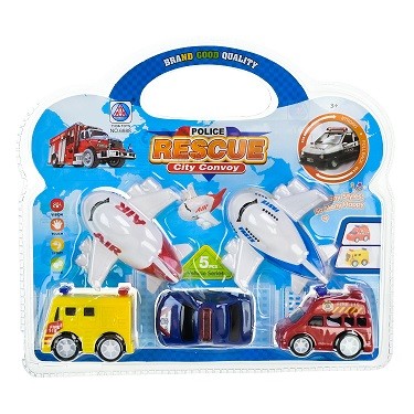 Набір транспорту арт. 6988 (192шт/2)  5 машинок під слюдою 21*3*19 см (шт)