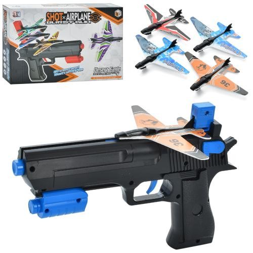 Пістолет 8002A (42шт) літак (на запуску) 4шт, кор, 24.5-16-4см (шт)