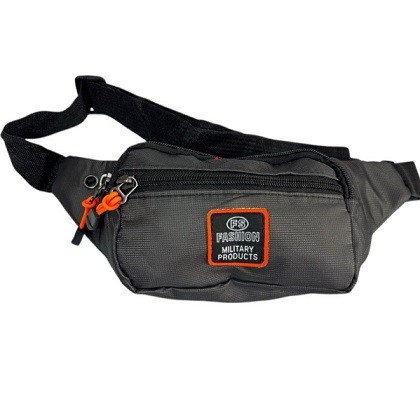 Сумка поясна чоловіча. з поліестеру 3-відділення (30,5*12)см №060 (200) (шт)