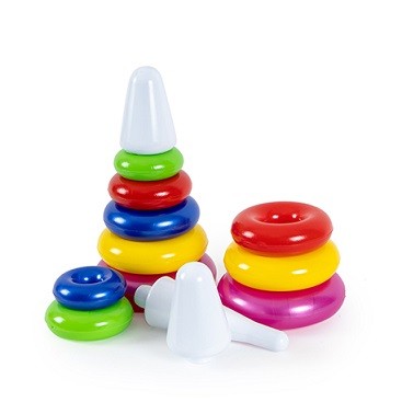 Піраміда Веселка 1  арт. 1818, Іграшка дитяча,  Бамсик (шт)