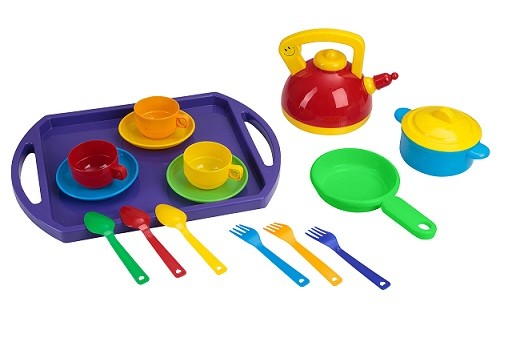 Посуд № 8 Юна господарочка" №8 (17-ел) арт048/8,Набір дитячий, Бамсик (шт)