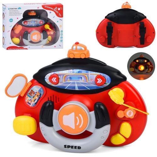 Автотренажер 59063-1 (20шт) 24-18,5см, кермо, музика, звук, світло, ключ, рухливі деталі, кріплення (шт)