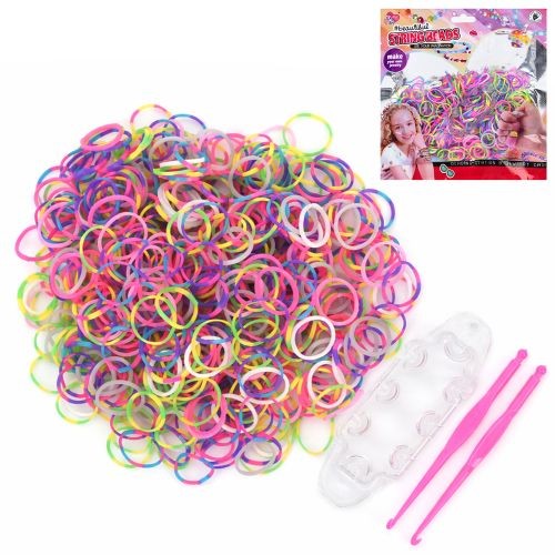 Набір для плетіння браслетів LD6306-5 (180шт) резинки для плетіння, гачки, пристрій для плетіння, у (шт)