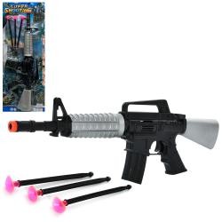 Автомат 684-1 (104шт) 40,5 см, кулі-присоски 3шт, на листі, 18-48-5 см (шт)