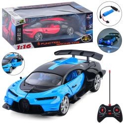 Машина 116-2M (18шт) Р/К, 1:16, 27см, світло, відчиняються двері, USBзарядне, акум, 2 кольори, в кор (шт)