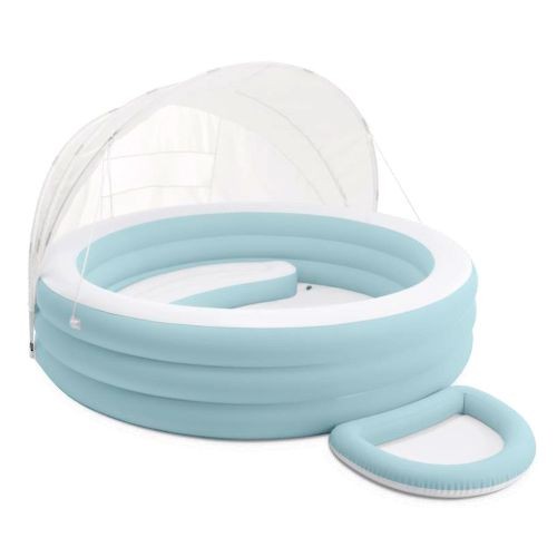 Басейн дитячий 57195 (2шт) надувний, 277х221х137см, UPF 50+, знімний навіс і надувна ванночка для ні (шт)