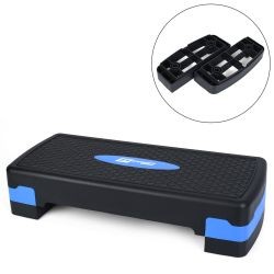 Степ-платформа MS 0534-4 (1шт) 2 сходинки,розмір 68-29-10см/15см, чорно-синій, в кор-ці, 69-30-11см (шт)