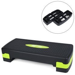 Степ-платформа MS 0534-5 (1шт) 2 сходинки,розмір 68-29-10см/15см, чорно-зелений, в кор-ці, 69-30-11с (шт)