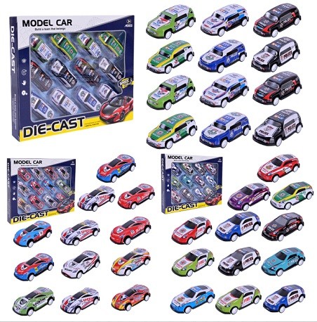 Набір машин мет.-пласт. арт. 5212A-6/1/7 (144шт/2) 3 види короб. 27*20,5*3см (шт)