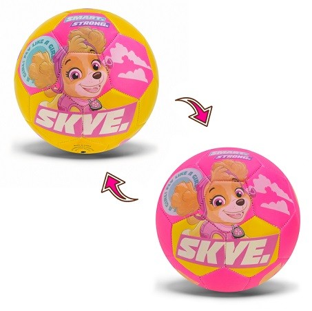 М'яч футбольний арт. PP2512 (100шт)  №3, Paw Patrol PVC 150 гр рожевий (шт)