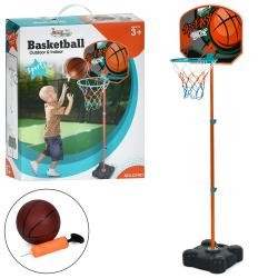 Баскетбольне кільце MR 1551 (12шт) на стійці(метал) 109см/141см, щит(пластик) 40,5-31см, кільце (пла (шт)