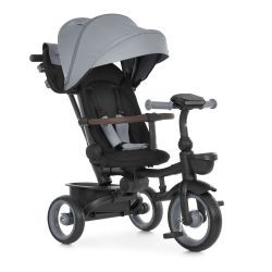 Велосипед MT 1038-1 Owl Gray (1шт) 3 колеса EVA, поворотн, складний, батьківська ручка, багажник,кор (шт)