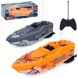 Катер 0036-9 (24шт) р/к, 26см, 2 види, на бат-ці, в кор-ці, 26-9,5-12см (шт)