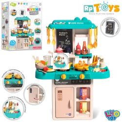 Кухня 889-257 (12шт) 63-22-45,5см, мийка-ллється вода(механ), звук, світло,посуд, продукти, 43предм, (шт)