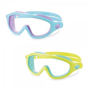 Маска для плавання 55985 (12шт) лінзи - полікарбонат, регульований ремінець, вік 3-8 років, 2 кольор (шт)