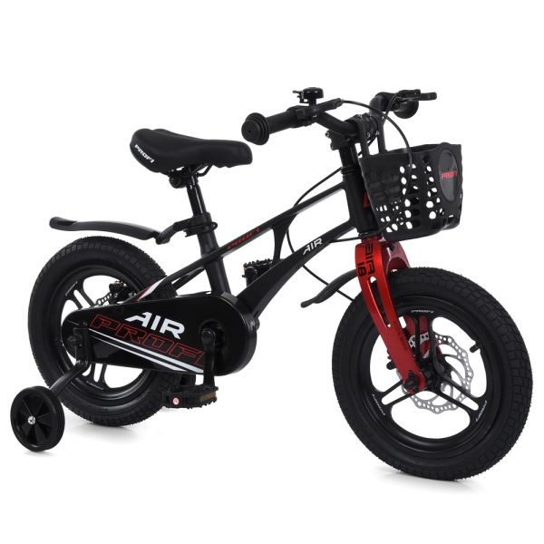 Велосипед дитячий PROF1 AIR PRO 18д. MB 181059 black (1шт) SKD75,магнез.рама,вилка,обод,перед/зад.ди (шт)