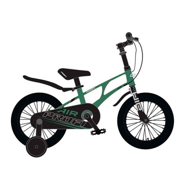 Велосипед дитячий PROF1 AIR Standart Plus 14д. MB 141060 dark green (1шт) SKD75,магнез.рама,ст.вилка (шт)