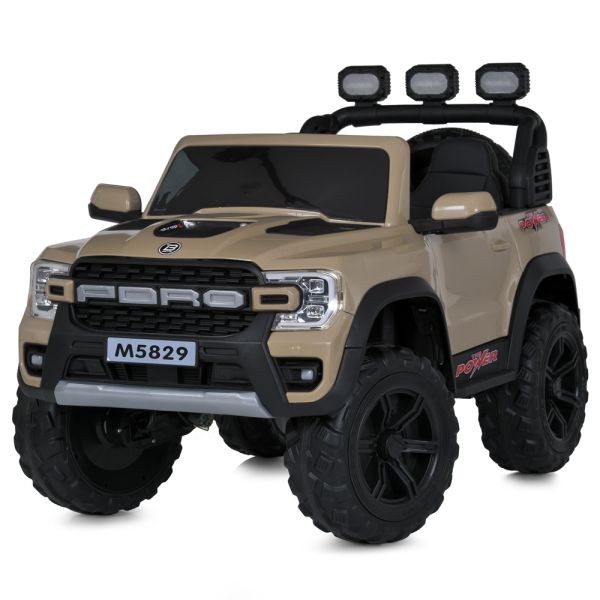 Джип M 5829EBLR-13 (1шт) 2,4G р/к, 1*12V9AH, 4*35W, MP3, SD, USB, BLUETOOTH, APP, EVA, шкіра, музика (шт)