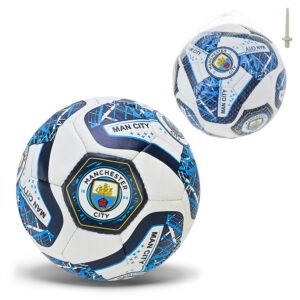 М'яч футбол. арт. FP105 (30шт) MANCHESTER CITY  №5, PU 420 грам, 32 панелі,Пакістан,сітка+голка у ко (шт)