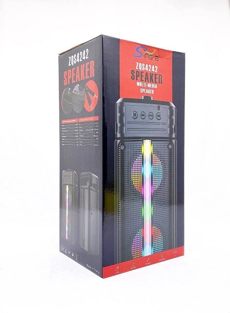 Колонка-караоке переносна + мікрофон Sing-e ZQS4242  F/258 (шт)
