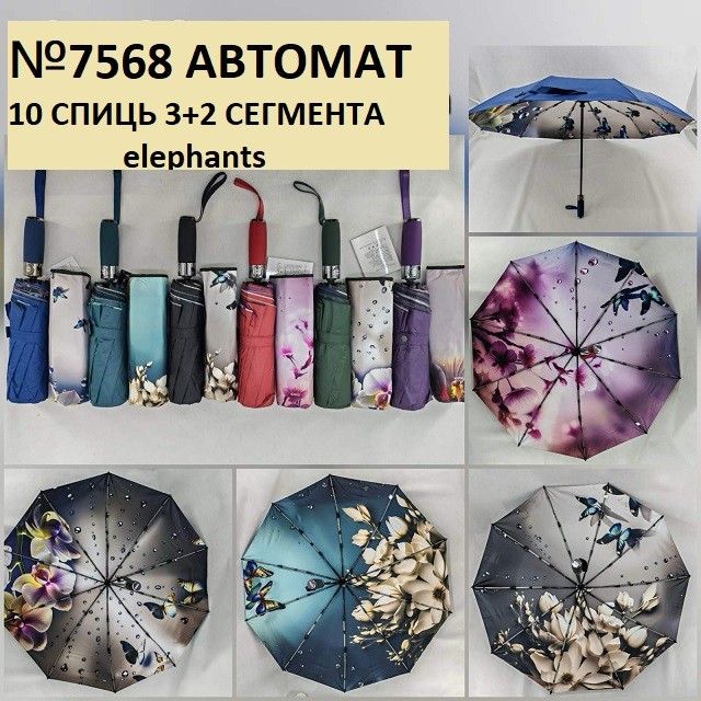 Парасолька жіноча автомат 7568 (шт)
