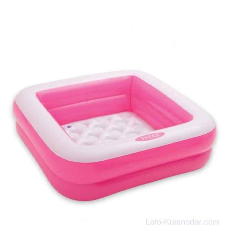 57100 басейн  дитячий з надувним дном 85*85*23см /6/ (шт.)