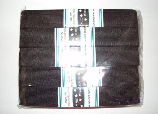 Гумка швейна ширина 3см 5м (чорна) (5шт/упак.) №586 (шт.)