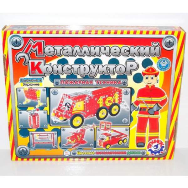 Конструктор металевий "Пожежна техніка Технок" 2056 /12 шт (шт.)