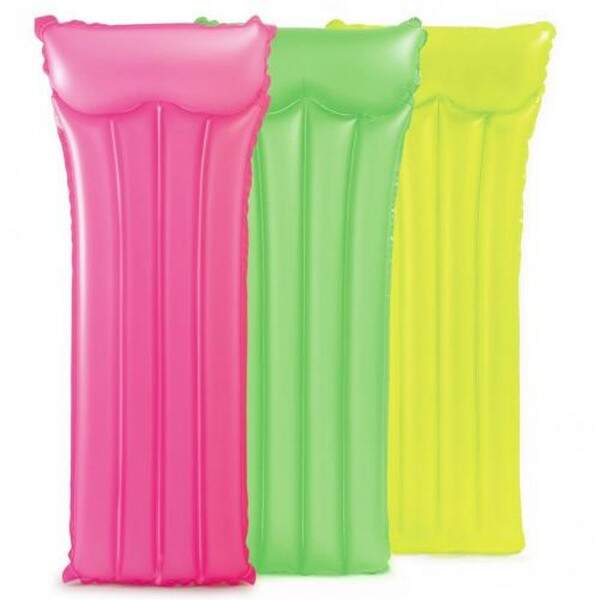 59717 Матрац для плавання надувний, 183-76см, навантаження до 100кг, 3 кольори (шт.)