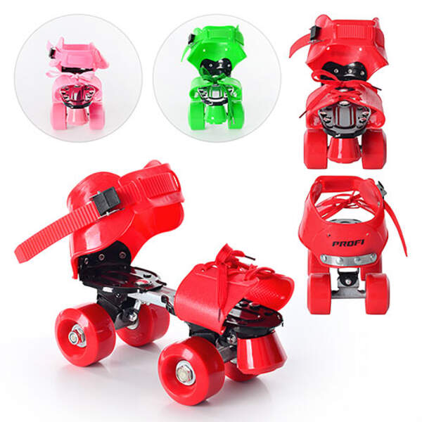 Ролики MS 0037 (10шт) квадрові, розсувні, 4 кольори, в сумці, 21-17-10,5см (шт.)