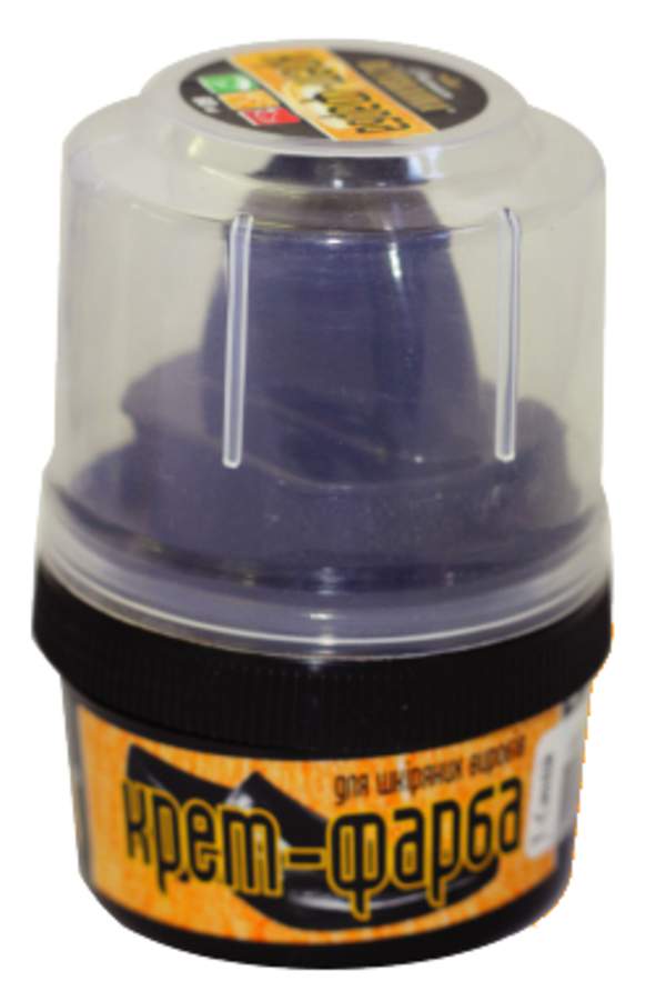 141840 BLYSKAVKA Крем-фарба для взуття 60 мл. (стаканчик з аплікатором) коричневий (шт.)