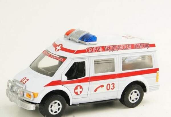 Машинка 34766B (48шт) інер-я, швидка допомога, в кульку, 26-19-10см (шт.)