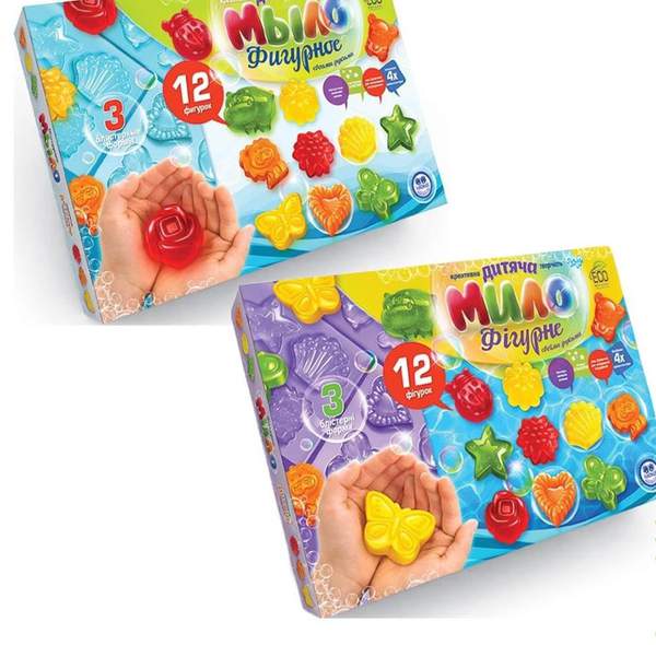Набір креативної творчості "Дитяче Фігурне Мило" укр великий (10) DFM-02-02U (шт.)
