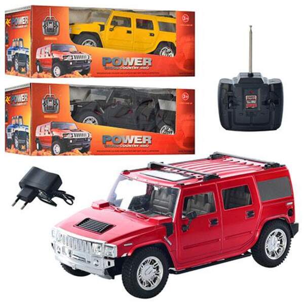 Джип 2026 (6шт) р/к, Hummer H2, 1:14, акум, 35см, світло, гумові колеса, USBзарядне, 2 кольори, в ко (шт.)