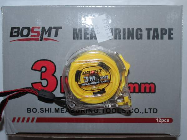 Рулетка прозора 3м 19мм (12шт) (К-12) (шт.)