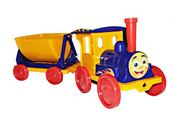 Поїзд-конструктор 1 прицеп 013115 червоний (шт.)