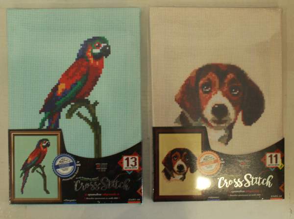 Набір креативної творчості "Вишивка хрестиком на канві на дерев"яному підрамнику CROSS STITCH" (10) (шт.)