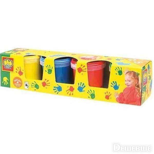 Пальчикові фарби "Моя перша творчість" 4 кольори укр. (12) РК-02-02 (шт.)