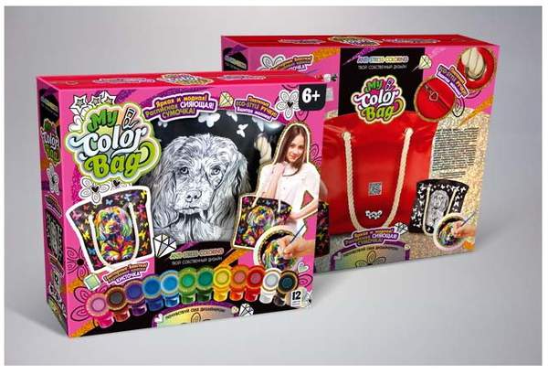 Креативна творчість "My Color Bag" сумка-розмальовка міні укр (5) mCOB-01-01U,02U,03U...05U (шт.)