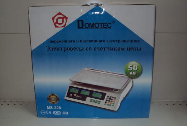 Ваги ACS 50kg/5g MS 228 Domotec 6V (5) 2851 (шт.)