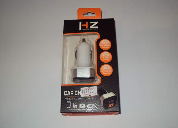 Адаптер CAR USB HC1 9001+ lcd(200) 3101 (шт.)