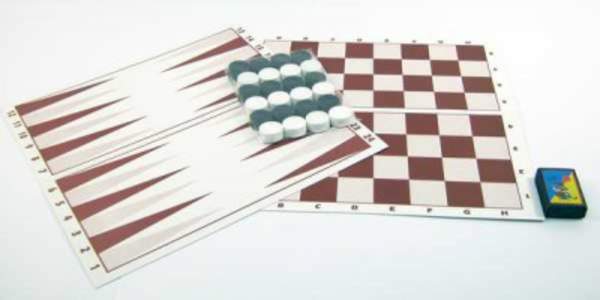 Набір дитячий "Шашки + нарди" (1 набір) арт 034/6 Бамсік (шт.)