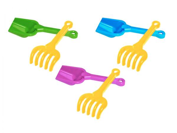 Іграшка набір "Лопатка + грабельки Б ТехноК" 1363 (шт.)
