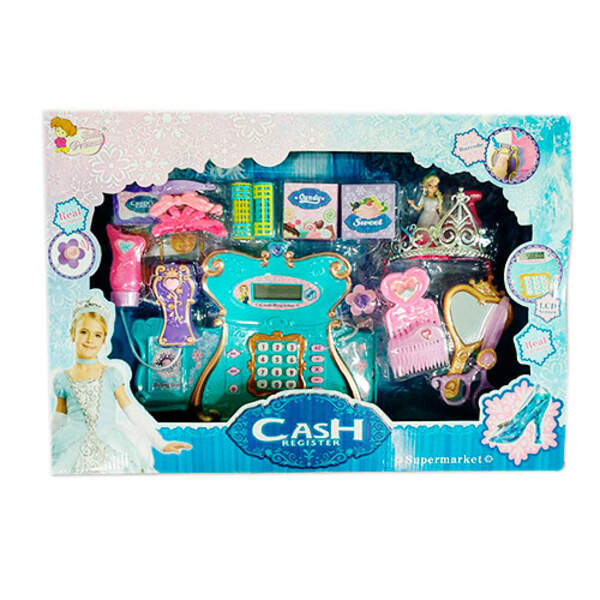 Касовий апарат 35566 (8шт) 29см,калькул,сканер,мікроф,звук,світло,аксес,бат,в кор,53-37-9,5см (шт.)