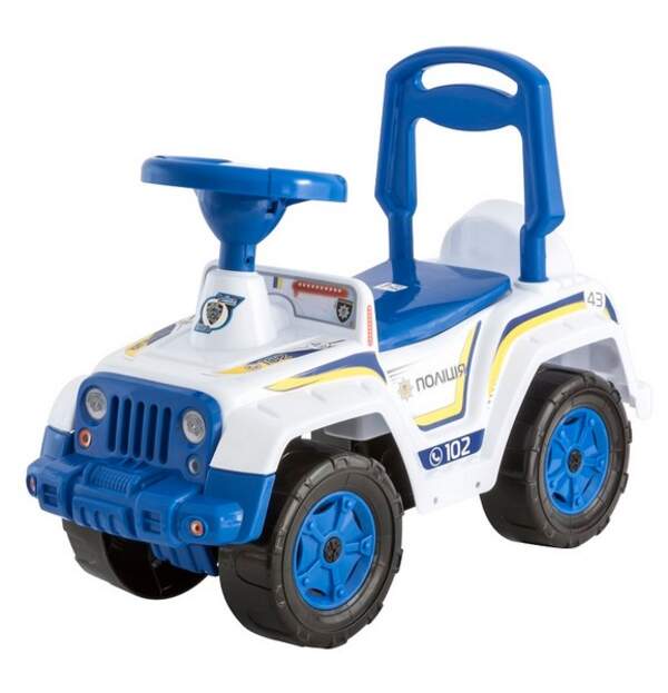 Машина-Каталка 4*4 ПУ білий 549 (шт.)