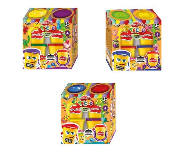 Набір креативної творчості "Тiсто для лiпки "Master Do" 4 банки*50г укр. (12) TMDB-01-03U (шт.)