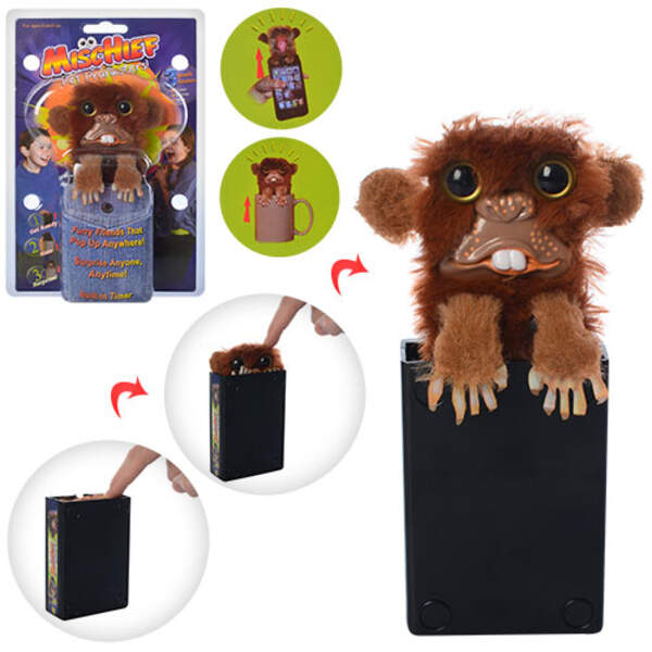 Гра 2017 (54шт) монстр, вискакує з коробки, 18см, у слюді (шт.)